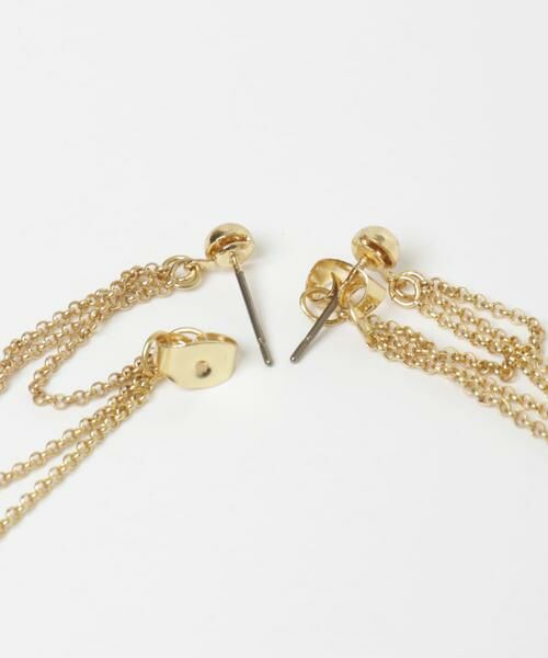 SMELLY / スメリー ピアス・イヤリング | ドロップパールチェーンループピアス | 詳細6