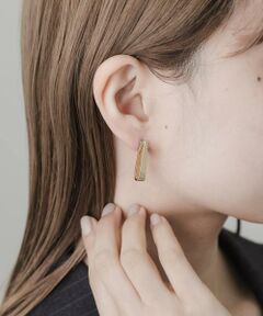 SMELLY / スメリー ピアス・イヤリング | メタルスクエアフォールドピアス