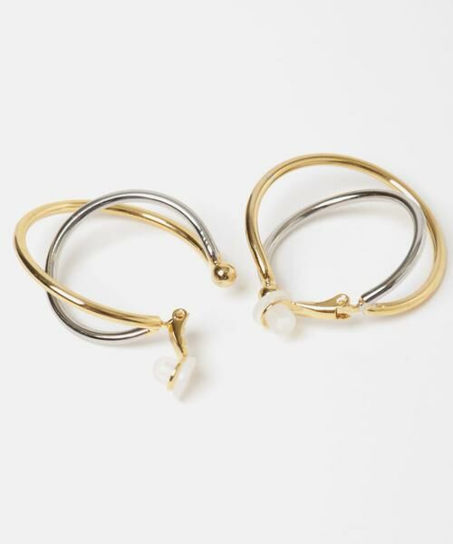 SMELLY / スメリー ピアス・イヤリング | コンビメッキフープイヤリング | 詳細6