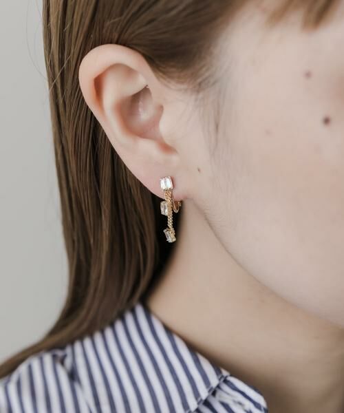 SMELLY / スメリー ピアス・イヤリング | ビジューチェーンイヤリング | 詳細2