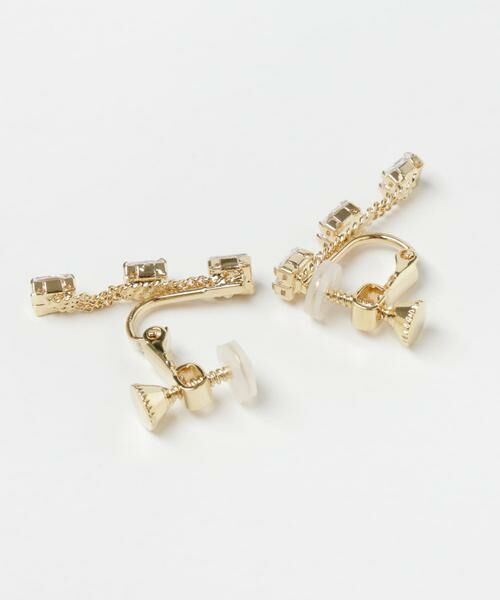 SMELLY / スメリー ピアス・イヤリング | ビジューチェーンイヤリング | 詳細4