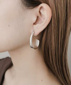 SMELLY / スメリー ピアス・イヤリング | メタルオーバルフープイヤリング