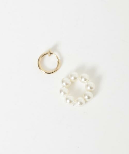 SMELLY / スメリー ピアス・イヤリング | アシメパールフープイヤリング | 詳細8