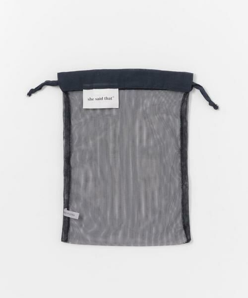 SMELLY / スメリー ポーチ | she said that キンチャクバッグ∴ | 詳細6