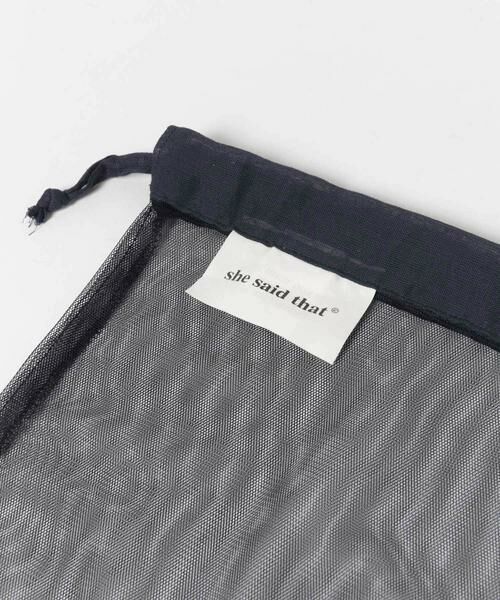 SMELLY / スメリー ポーチ | she said that キンチャクバッグ∴ | 詳細7