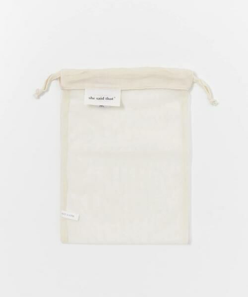 SMELLY / スメリー ポーチ | she said that キンチャクバッグ∴ | 詳細8