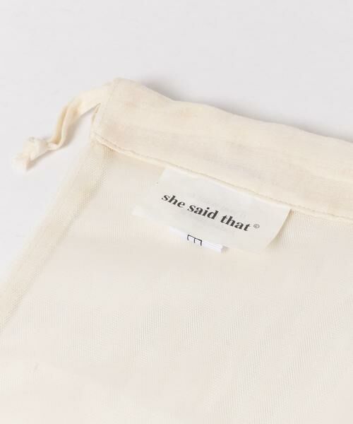 SMELLY / スメリー ポーチ | she said that キンチャクバッグ∴ | 詳細9