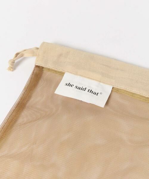 SMELLY / スメリー ポーチ | she said that キンチャクバッグ∴ | 詳細11