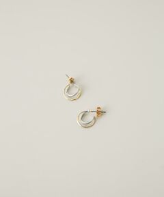 SMELLY / スメリー ピアス・イヤリング | コンビレイヤードフープピアス