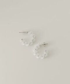 SMELLY / スメリー ピアス・イヤリング | ツイストビーズフープピアス