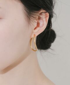 SMELLY / スメリー ピアス・イヤリング | ステンレスニュアンスラインフープピアス
