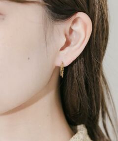 SMELLY / スメリー ピアス・イヤリング | ステンレスチェーンレイヤードミニフープピアス