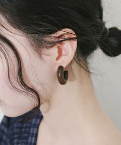 SMELLY / スメリー ピアス・イヤリング | ウッドフープピアス