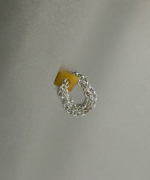 SMELLY / スメリー リング | SMELLY so’　redaventurine chain ring | 詳細2