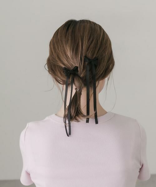 SMELLY / スメリー カチューシャ・カチューム・その他 | リボン2セットヘアピン | 詳細4