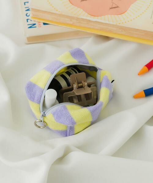 SMELLY / スメリー ポーチ | ボーダーパイルポーチ | 詳細2
