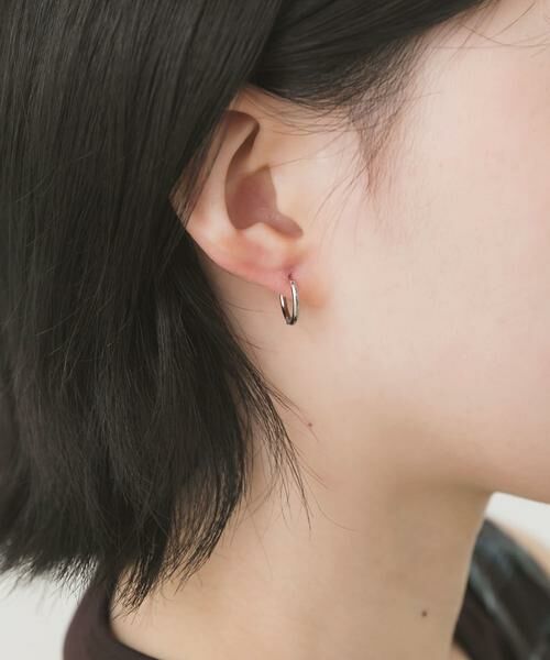 SMELLY / スメリー ピアス・イヤリング | ステンレスフープピアス13mm | 詳細8