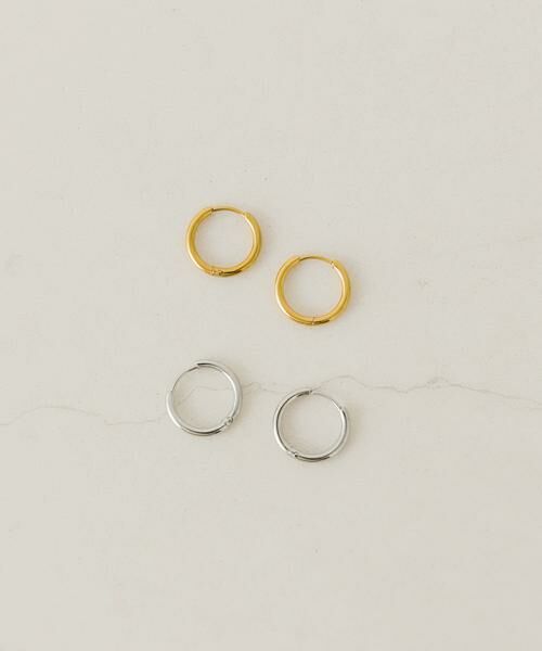 SMELLY / スメリー ピアス・イヤリング | ステンレスフープピアス13mm | 詳細10