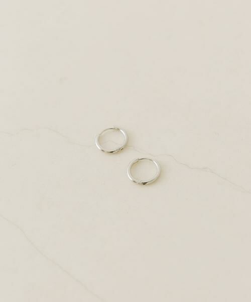 SMELLY / スメリー ピアス・イヤリング | ステンレスフープピアス13mm（シルバー）