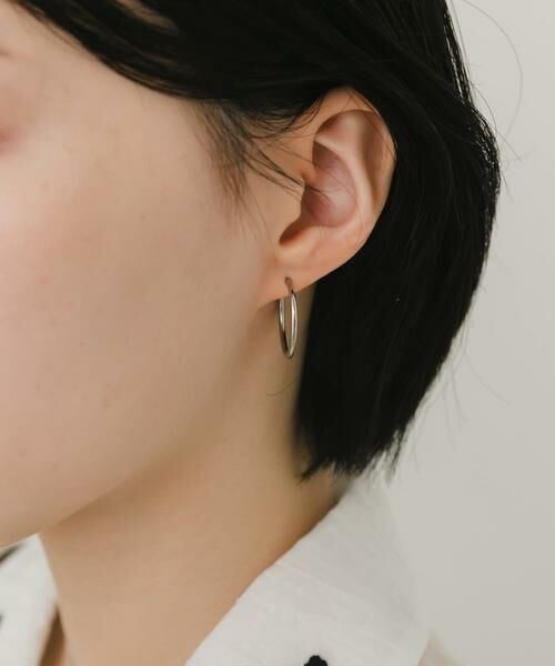 SMELLY / スメリー ピアス・イヤリング | ステンレスフープピアス23mm | 詳細9