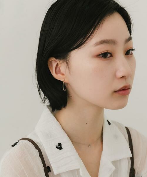 SMELLY / スメリー ピアス・イヤリング | ステンレスフープピアス23mm | 詳細13