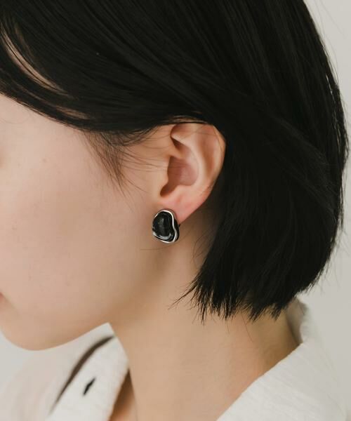 SMELLY / スメリー ピアス・イヤリング | ステンレスニュアンスマーブルイヤリング | 詳細2