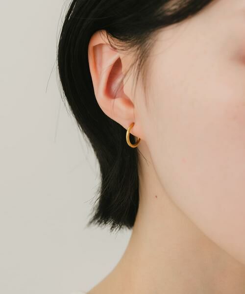 SMELLY / スメリー ピアス・イヤリング | ステンレスフープイヤリング13mm | 詳細4