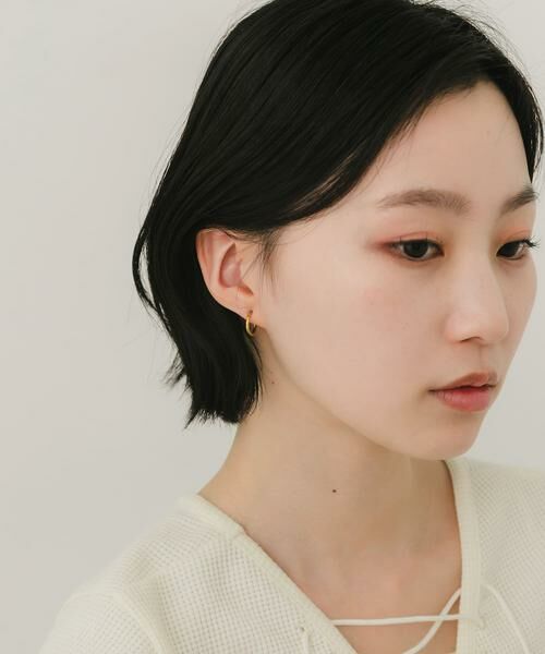 SMELLY / スメリー ピアス・イヤリング | ステンレスフープイヤリング13mm | 詳細5