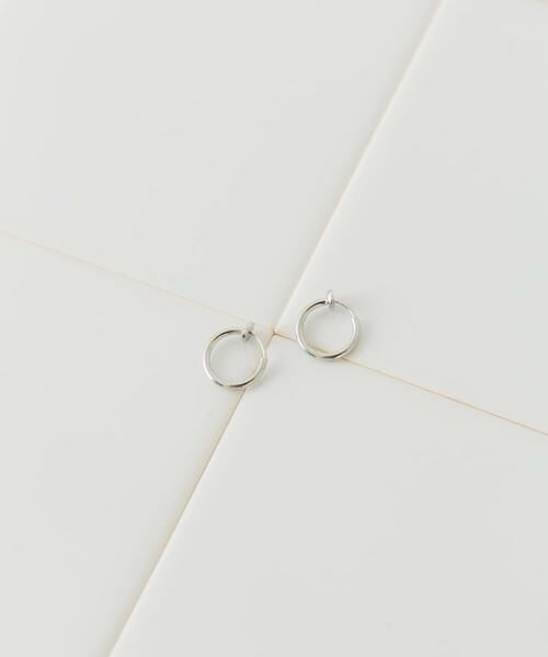 SMELLY / スメリー ピアス・イヤリング | ステンレスフープイヤリング13mm（シルバー）