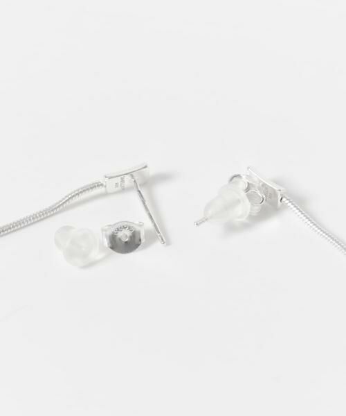 SMELLY / スメリー ピアス・イヤリング | SMELLY so’　minimal bar chain pierce | 詳細10