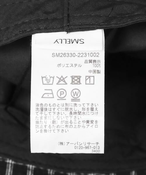 SMELLY / スメリー ハット | チェックパターンバケットハット | 詳細17