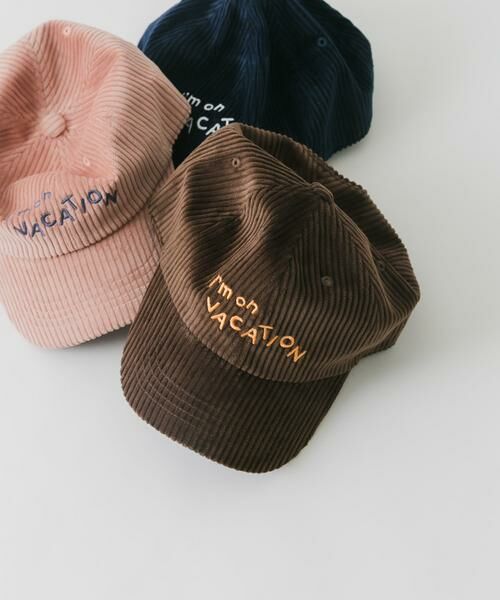 SMELLY / スメリー キャップ | vacationコーデュロイキャップ（ブラウン）