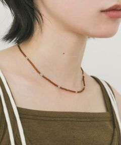 SMELLY / スメリー ネックレス・ペンダント・チョーカー | ステンレスカラーブロックビーズネックレス