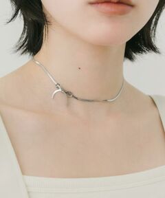 SMELLY / スメリー ネックレス・ペンダント・チョーカー | ステンレススネークチェーンリボンネックレス