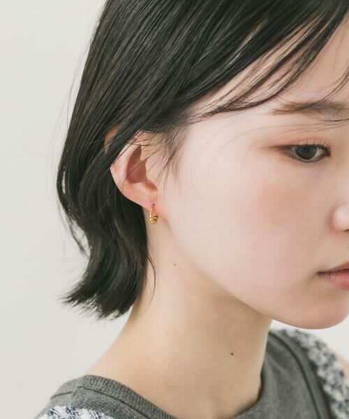 SMELLY / スメリー ピアス・イヤリング | ステンレスミニボールフープピアス | 詳細5