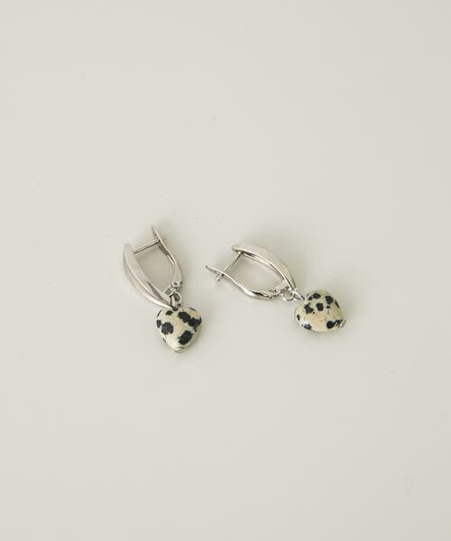 SMELLY / スメリー ピアス・イヤリング | ダルメシアンハートモチーフピアス（シルバー系その他）