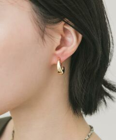 SMELLY / スメリー ピアス・イヤリング | メタルハーフムーンオメガイヤリング