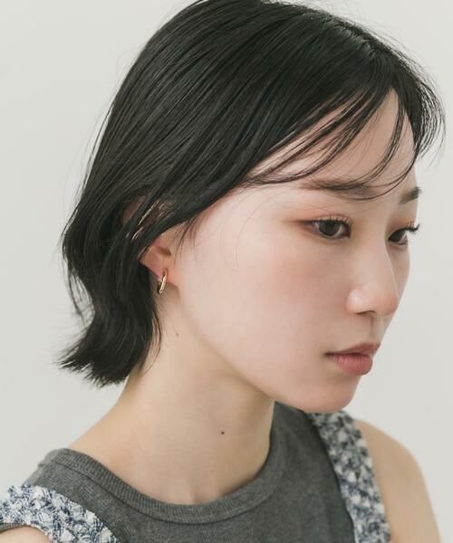 SMELLY / スメリー ピアス・イヤリング | シンプルフープオメガイヤリング | 詳細5