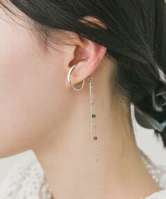SMELLY / スメリー ピアス・イヤリング | ビーズチェーンイヤカフ