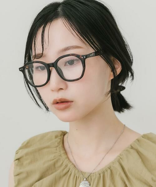 SMELLY / スメリー サングラス・メガネ | オクタゴンフレームダテメガネ（ブラウン系その他）