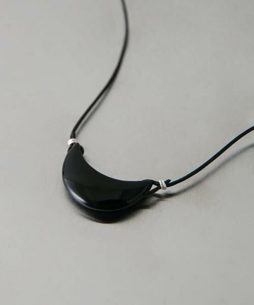 SMELLY / スメリー ネックレス・ペンダント・チョーカー | SMELLY so’　onyx crescent necklace | 詳細5