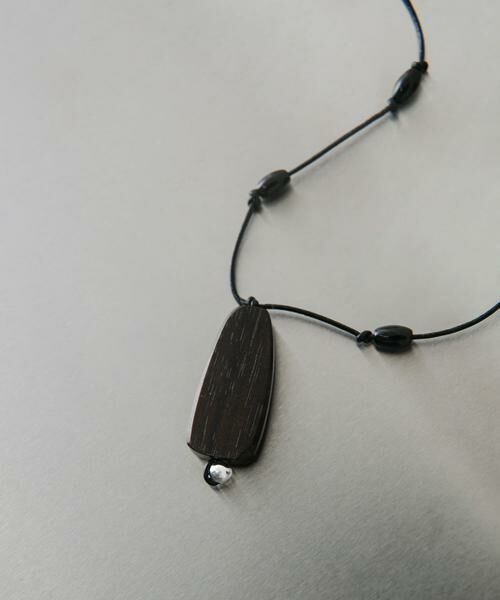 SMELLY / スメリー ネックレス・ペンダント・チョーカー | SMELLY so’　onyx accent wood necklace | 詳細2