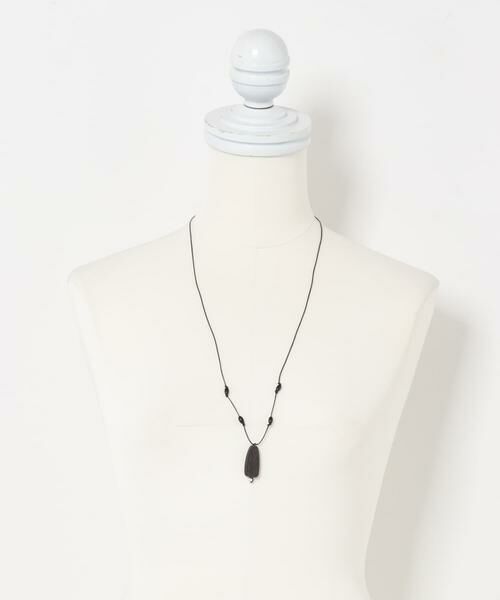 SMELLY / スメリー ネックレス・ペンダント・チョーカー | SMELLY so’　onyx accent wood necklace | 詳細6