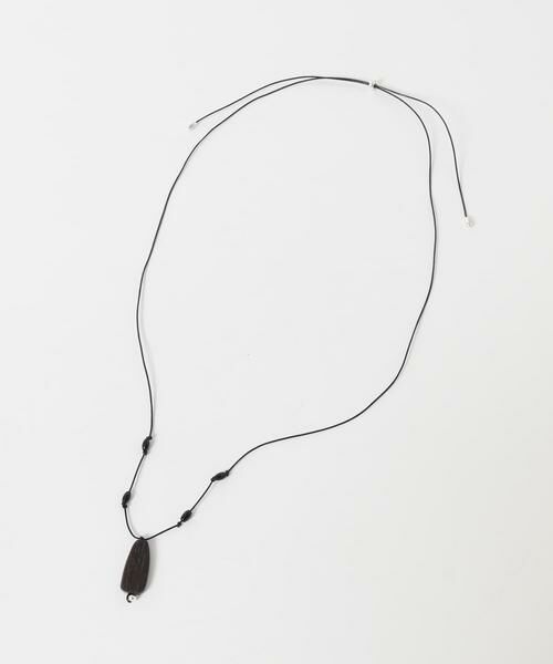 SMELLY / スメリー ネックレス・ペンダント・チョーカー | SMELLY so’　onyx accent wood necklace | 詳細7