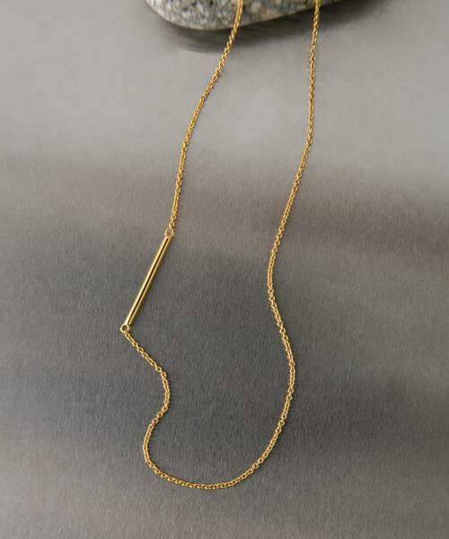 SMELLY / スメリー ネックレス・ペンダント・チョーカー | SMELLY so’　asymmetric bar necklace | 詳細1