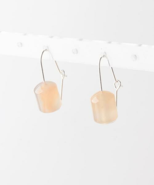 SMELLY / スメリー ピアス・イヤリング | SMELLY so’　sakura agate pierce | 詳細2