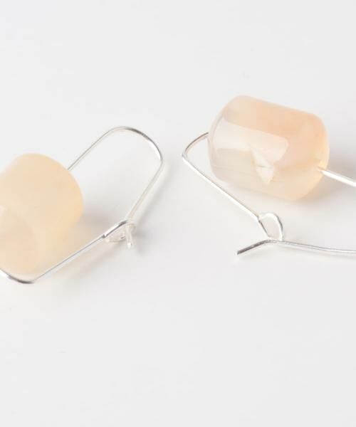 SMELLY / スメリー ピアス・イヤリング | SMELLY so’　sakura agate pierce | 詳細3