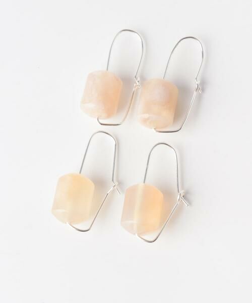 SMELLY / スメリー ピアス・イヤリング | SMELLY so’　sakura agate pierce | 詳細4