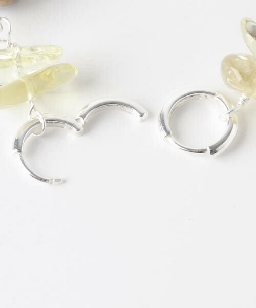 SMELLY / スメリー ピアス・イヤリング | SMELLY so’　lemon quartz hoop pierce | 詳細6