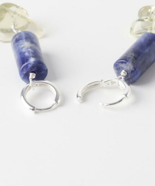 SMELLY / スメリー ピアス・イヤリング | SMELLY so’　sodalite cylinder pierce | 詳細8